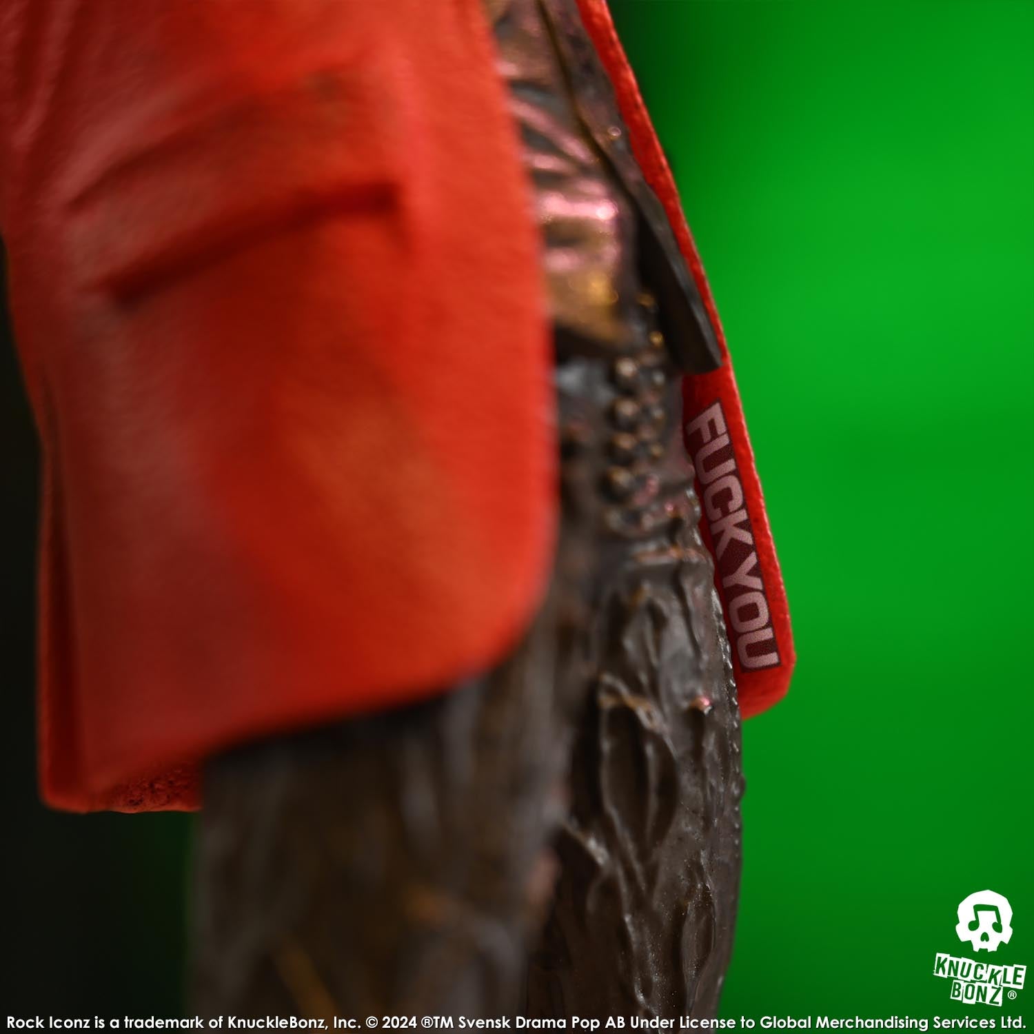 Ghost Papa Emeritus IV Red Jacket KnuckleBonz Statue